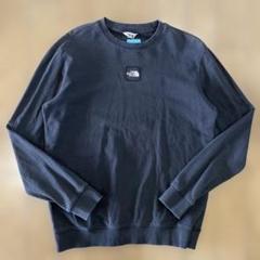 THE NORTH FACE スウェット 刺繍ロゴ 古着 黒 XLサイズ - メルカリ