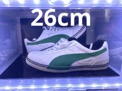 希少 プーマ パウリスタ ホワイト グリーン 26cm