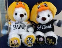 ソフトバンク　Beanie Babies クラブホークス ベア三体 2025年最新】ソフトバンクホークス ベアの人気アイテム - メルカリ