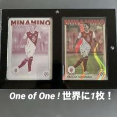 1/1 世界で1枚！ 南野拓実 topps plate サッカーカード Yahoo!オークション -「南野」(トレーディングカード) の落札