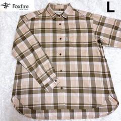 フォックスファイヤー foxfire テンダーチェックシャツ レディース L