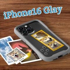 新品 iPhone16iFace風グレーGrayストラップ取付可能ワイヤレス充電
