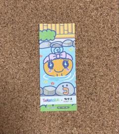 たまごっち めめっち オリジナル和風紙 ステッカー 極楽湯 tamagochi