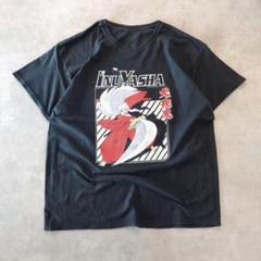 犬夜叉 プリントTシャツ アニメT マンガT 00s 古着 XL 黒 15177