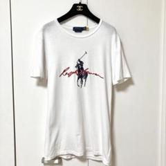 ポロラルフローレン　メンズ　Tシャツ　Sサイズ　ホワイト　ポニーロゴ