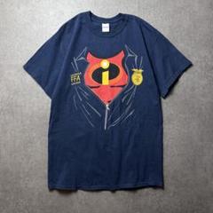 GILDAN インクレディブル　ピクサー　ディズニー　FFA ユニーク　紺　M