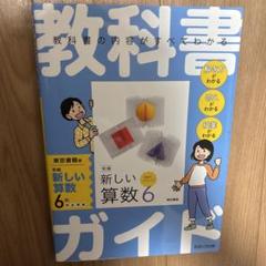 【小6テスト未記入　新品解答付き】教科書改訂後　最新2024年度　算数 71bEo1zZbWL.jpg