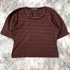 美品✨【Nigel Green】 ボーダー 半袖Tシャツ 綿100% カジュアル