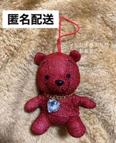 ディズニー　くまのプーさん　ぬいぐるみマスコット　キラキラ　スパンコール