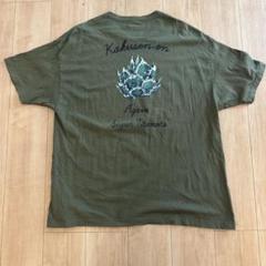 FLAGSTUFF 鶴仙園 アガベ Tシャツ オリーブ XL