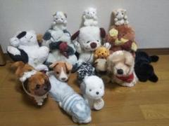昭和レトロ】紙タグ付 白い小犬のぬいぐるみ アンティーク 日本
