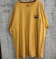 NAUTICA　ノーティカ　刺繍　半袖　Tシャツ　黄色　XXXL ビッグサイズ