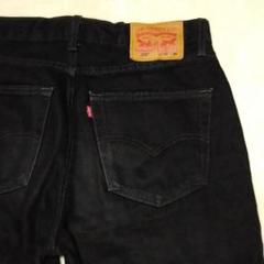Levi's 550 極太 ワイドシルエット ブラックデニムパンツのサムネイル