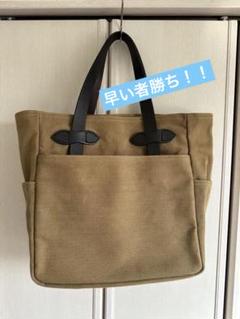 【最終値下げ】FILSON キャンバス トートバッグ ベージュ セール】FILSON / フィルソン TOTE BAG W/ZIPPER（トートバッグ