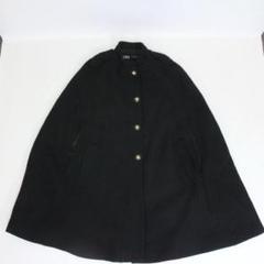 お値下げ 着用１回  ZARA ポンチョコートケープ マント MANTECO社 ZARA】バックル付き ポンチョコート MANTECO社 SUGAユンギ着用