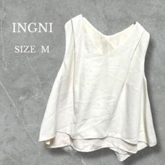 イング INGNI ブラウス ノースリーブ シフォン さらっと レイヤード 春夏
