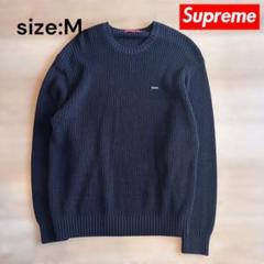 supreme small BOX LOGO sweater black - メルカリ