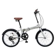 (マイパラス)折り畳み自転車20インチ 6段ギア ホワイト 未使用 未使用 Amazon | My Pallas(マイパラス) 折畳自転車20インチ・シマノ6段