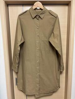 L'Appartement lisere Wool Blend BIG シャツ