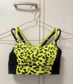 ズンバ ZUMBA 正規品 ブラトップ ヒョウ柄 イエロー 超美品 XS