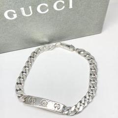 希少 GUCCI グッチ ブレスレット ゴースト 喜平 シルバー 20サイズ 希少 GUCCI グッチ ブレスレット ゴースト 喜平 シルバー 20サイズ