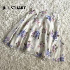 a200 JILL STUART ジルスチュアート 花柄　レース　ミニスカート