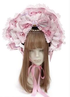 【極美品】アンジェリックプリティ　ClassicDollハーフボンネット　ワイン 極美品】アンジェリックプリティClassicDollハーフボンネットワイン