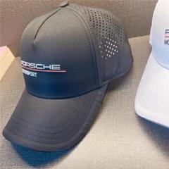 ★ Porsche Motorsports 黒 メッシュ キャップのサムネイル