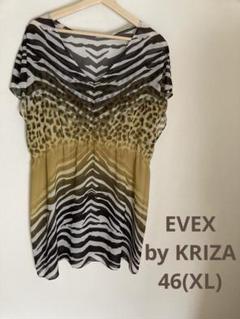 EVEX by KRIZAトップス シースルー アニマル柄　46(XL)