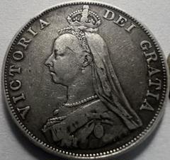 イギリス1880 ゴチック フローリン ヴィクトリア女王 銀貨 3*t様 1875年イギリス ゴシック1フローリン 銀貨ヴィクトリア
