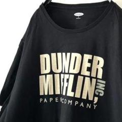 オールドネイビー DUNDER MIFFLIN Tシャツ XL ブラック黒 古着