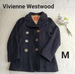 Vivienne Westwood ウール ダブル コート ネイビー M