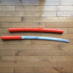 【希少‼️】居合刀 朱色小太刀
