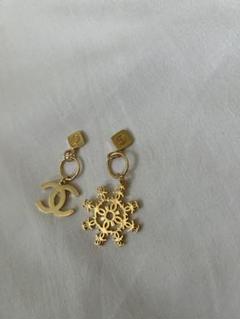 CHANEL 限定　ココマーク雪型チャームアクセサリーブランドシャネルノベルティ
