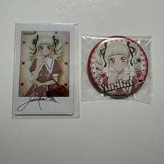 アイカツ　藤堂ユリカ　ユリカ様　缶バッジ　メモリアルハンカチ アイカツ 藤堂ユリカ ユリカ様 缶バッジ メモリアルハンカチ