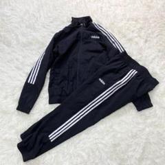 220【美品】adidas アディダス ジャージ セットアップ M 黒