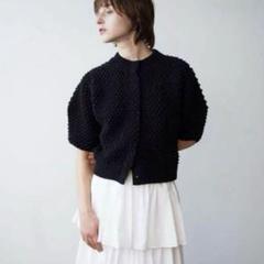 トップス CLANE 3D DOT HALF SLEEVE KNIT CARDIGAN CLANE（クラネ）の「3D DOT HALF SLEEVE KNIT CARDIGAN（ニット