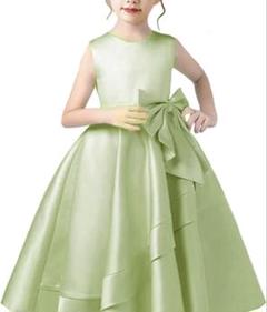 ✨️キッズドレス✨️ 新品 160cm 黄緑 発表会 結婚式にも❣️