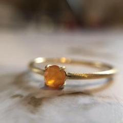ナポレオンの石♡カーネリアンring【4ミリ】【天然石】