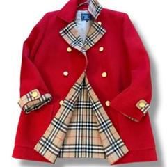 美品　バーバリー　ピーコート　ダブルフェイス　カシミア　ウール　黒　ノバチェック DOUBLE-FACED WOOL PEA COAT ダブルフェイスウールピーコート