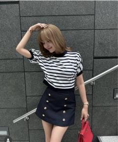 シェリエ　antique button culotte BLACKMタグ付き新品 シェリエantique button culotte BLACKMタグ付き新品