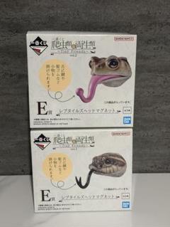 一番くじ 爬虫類＆両生類　E賞 レプタイルズヘッドマグネット　2種