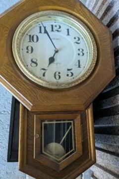 SEIKO 八角形振り子掛時計