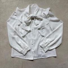 WILLSELECTION ウィルセレクション 長袖ボウタイフリルブラウス