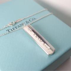 Tiffany&Co. ティファニー ナローバー ネックレス　傷汚れ有り 美品 TIFFANY＆Co ティファニー 1837 ナローバー ネックレス