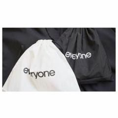 everyone nylon kinchaku pouch 白 巾着 ポーチのサムネイル