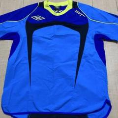 Umbro サッカー用 半袖ピステ 青・黄　Lサイズ