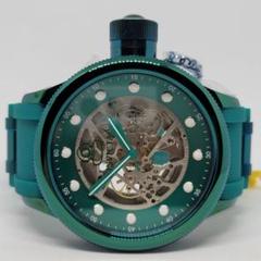 インビクタ 51.5mm プロダイバー オートマチック スケルトン グリーン