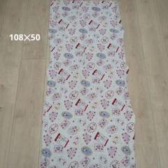 バレリーナとスワンのプリント綿麻生地 約108cm✕50cm