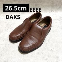 か*ん様 ＤＡＫＳ★本革製メンズシューズ・ＤＡ２７１３★２５㎝★未使用レベル★茶 Vintage/ビンテージ DAKS/ダックス ウイングチップ ビジネス